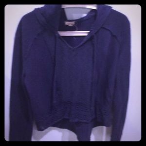 🚫sold 🚫Hi low cropped hoodie